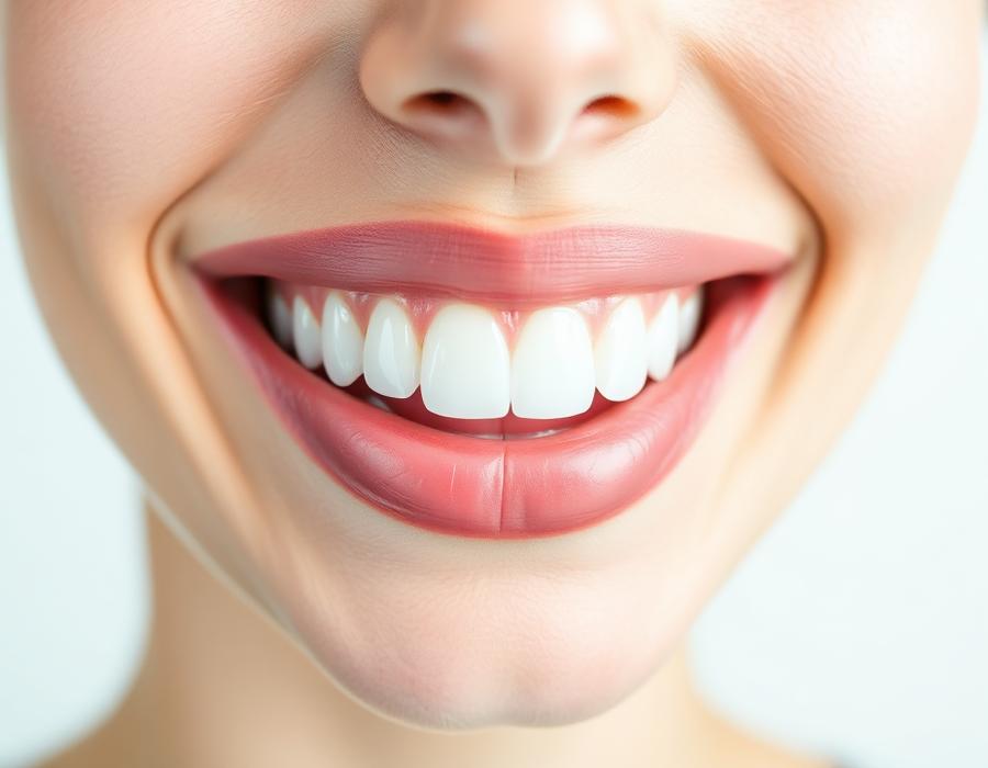 Smile after treatment — Professional whitening